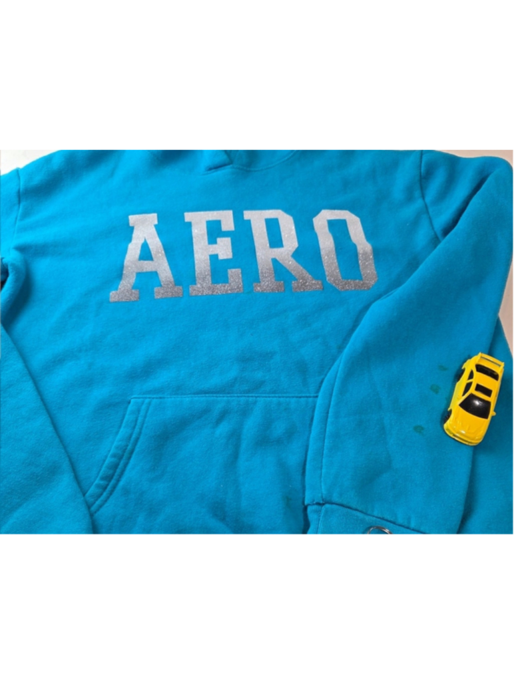 Women's Aeropostale Blue Hoodie Sweatshirt Size M #27
